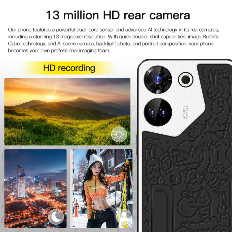 C20 Art Edition, 3GB+32GB, 6.53 inch Face Identification Android 8.1 MTK6753 Octa Core , Network: 4G, Dual SIM(Green) -  by PMC TechLife | Online Shopping South Africa | PMC TechLife