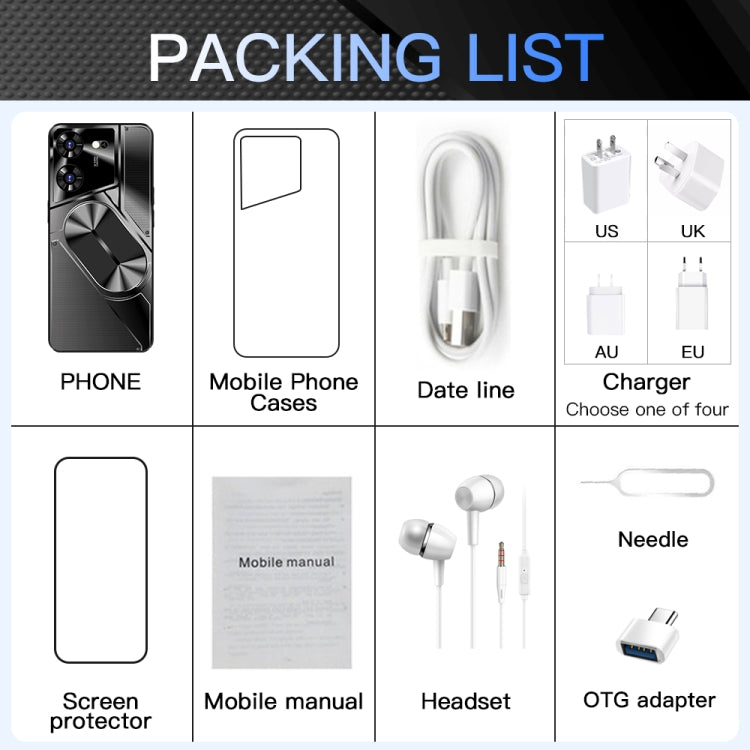 Povo5pro / PU31, 3GB+32GB, 6.53 inch Face Identification Android 8.1 MTK6753 Octa Core, Network: 4G, AI GPT4, Dual SIM(Black) -  by PMC TechLife | Online Shopping South Africa | PMC TechLife