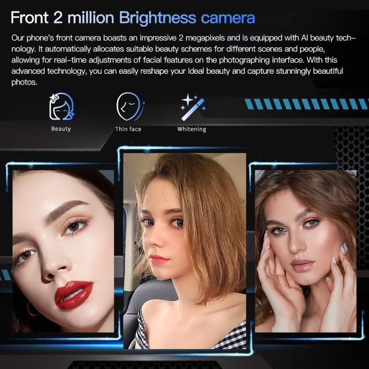 Povo5pro / PU31, 3GB+32GB, 6.53 inch Face Identification Android 8.1 MTK6753 Octa Core, Network: 4G, AI GPT4, Dual SIM(Silver) - free shipping - PMC TechLife - Order now!