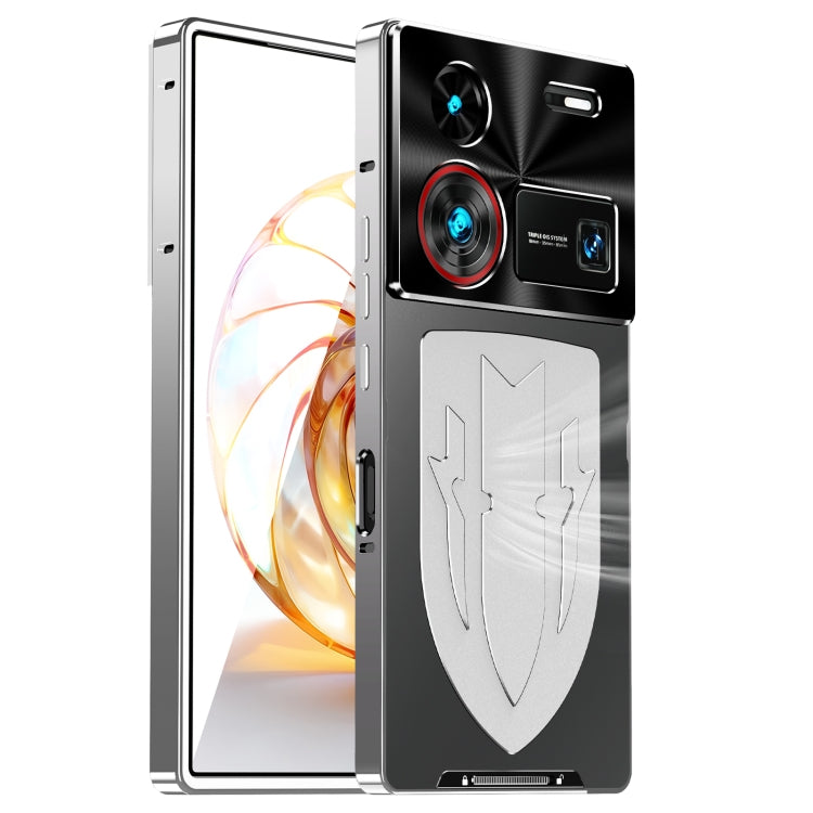 For ZTE nubia Z60 Ultra Metal Cooling Phone Case(Silver) - ZTE Cases by PMC TechLife | Online Shopping South Africa | PMC TechLife | Buy Now Pay Later Mobicred