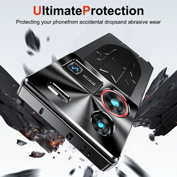 For ZTE nubia Z60 Ultra Leading Metal Cooling Phone Case(Black) - ZTE Cases by PMC TechLife | Online Shopping South Africa | PMC TechLife | Buy Now Pay Later Mobicred
