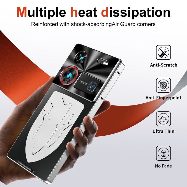 For ZTE nubia Z60 Ultra Leading Metal Cooling Phone Case(Silver) - ZTE Cases by PMC TechLife | Online Shopping South Africa | PMC TechLife | Buy Now Pay Later Mobicred