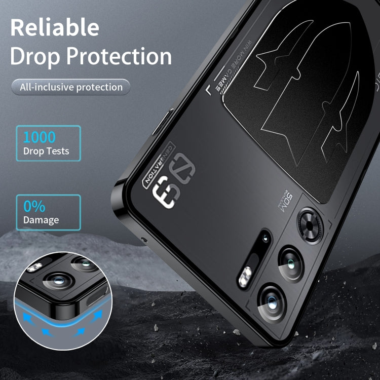 For ZTE nubia Red Magic 10 Pro / 10 Pro+ Metal Cooling Phone Case(Black) - free shipping - PMC TechLife - Order now!