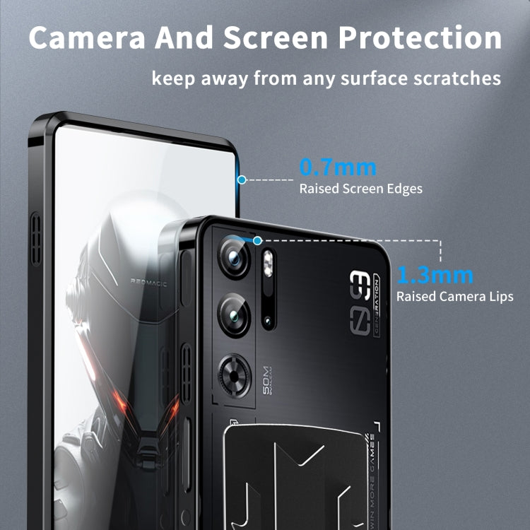 For ZTE nubia Red Magic 10 Pro / 10 Pro+ Metal Cooling Phone Case(Black) - free shipping - PMC TechLife - Order now!