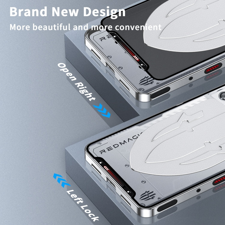 For ZTE nubia Red Magic 10 Pro / 10 Pro+ Metal Cooling Phone Case(Silver) - ZTE Cases by PMC TechLife | Online Shopping South Africa | PMC TechLife | Buy Now Pay Later Mobicred