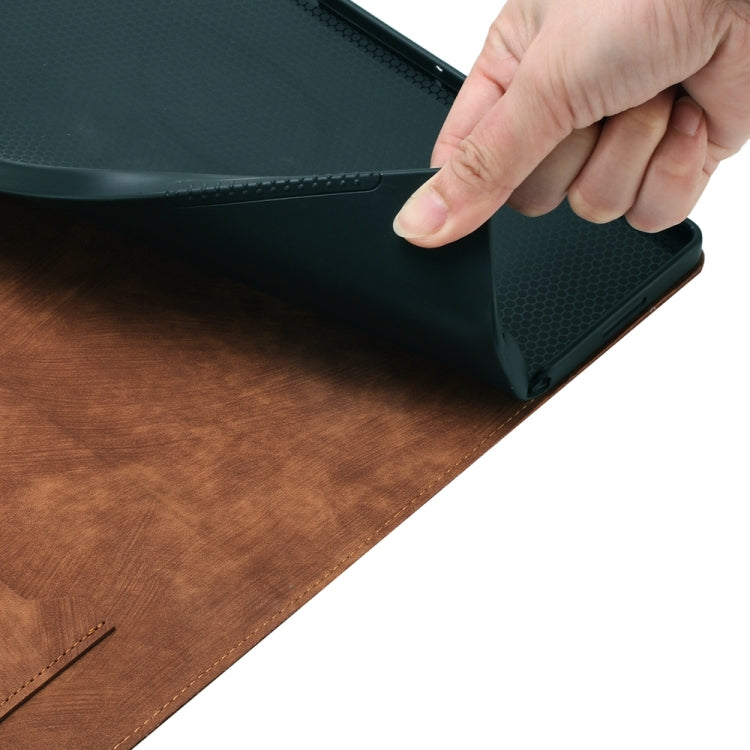 For iPad Pro 12.9 2022 / Air 13 2024 Butterfly Cat Embossing Leather Tablet Case(Brown) - iPad Pro 12.9 (2022/2021) Cases by PMC TechLife | Online Shopping South Africa | PMC TechLife | Buy Now Pay Later Mobicred