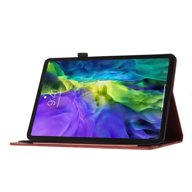 For iPad Air 13 2024 / Air 13 2025 Butterfly Cat Embossing Leather Tablet Case(Red) - iPad Pro 12.9 (2022/2021) Cases by PMC TechLife | Online Shopping South Africa | PMC TechLife | Buy Now Pay Later Mobicred