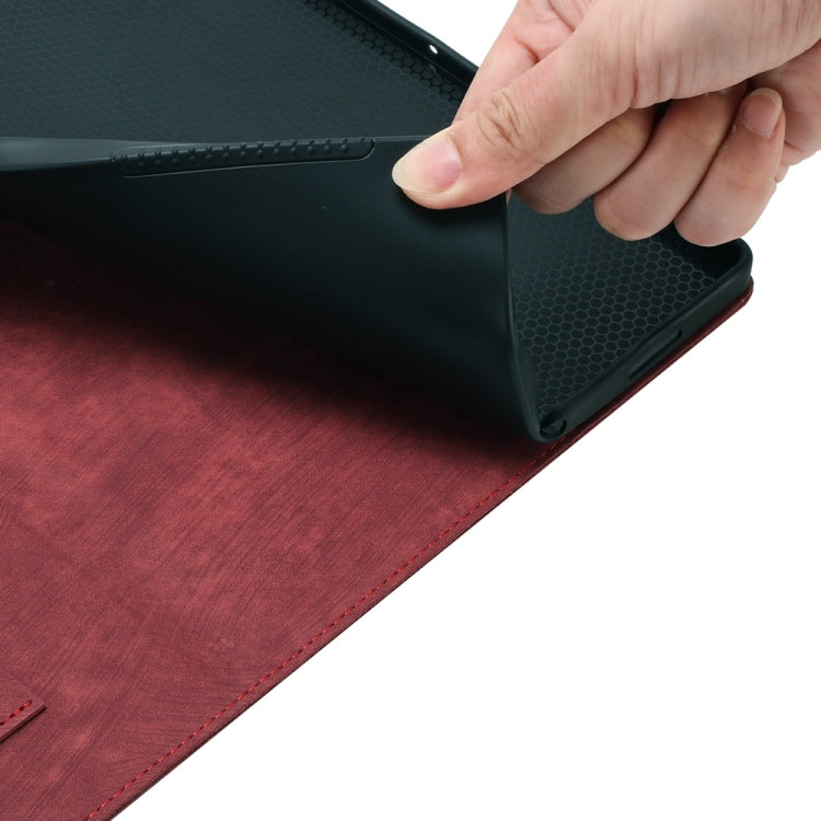 For iPad Air 13 2024 / Air 13 2025 Butterfly Cat Embossing Leather Tablet Case(Red) - iPad Pro 12.9 (2022/2021) Cases by PMC TechLife | Online Shopping South Africa | PMC TechLife | Buy Now Pay Later Mobicred