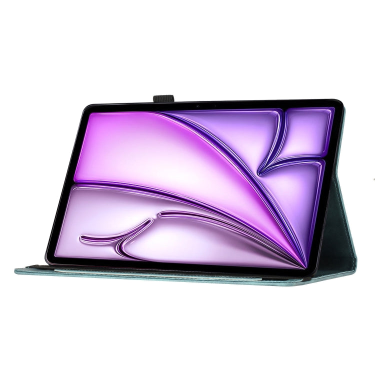For iPad Air 11 2024 / Pro 11 2021 / 2020 Butterfly Cat Embossing Leather Tablet Case(Sky Blue) - iPad Air 11 2024 Cases by PMC TechLife | Online Shopping South Africa | PMC TechLife | Buy Now Pay Later Mobicred
