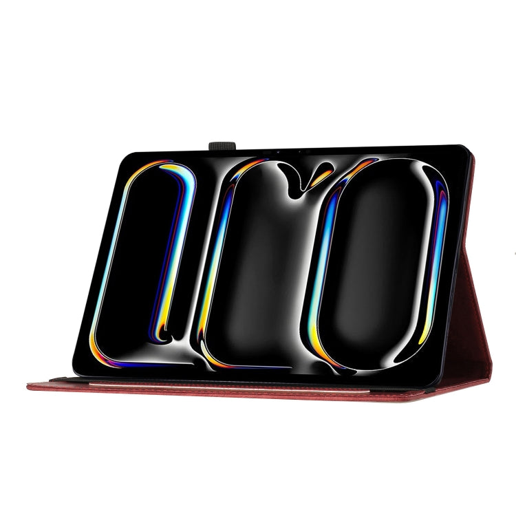 For iPad Pro 11 2024 Butterfly Cat Embossing Leather Tablet Case(Red) - iPad Pro 11 2024 Cases by PMC TechLife | Online Shopping South Africa | PMC TechLife | Buy Now Pay Later Mobicred