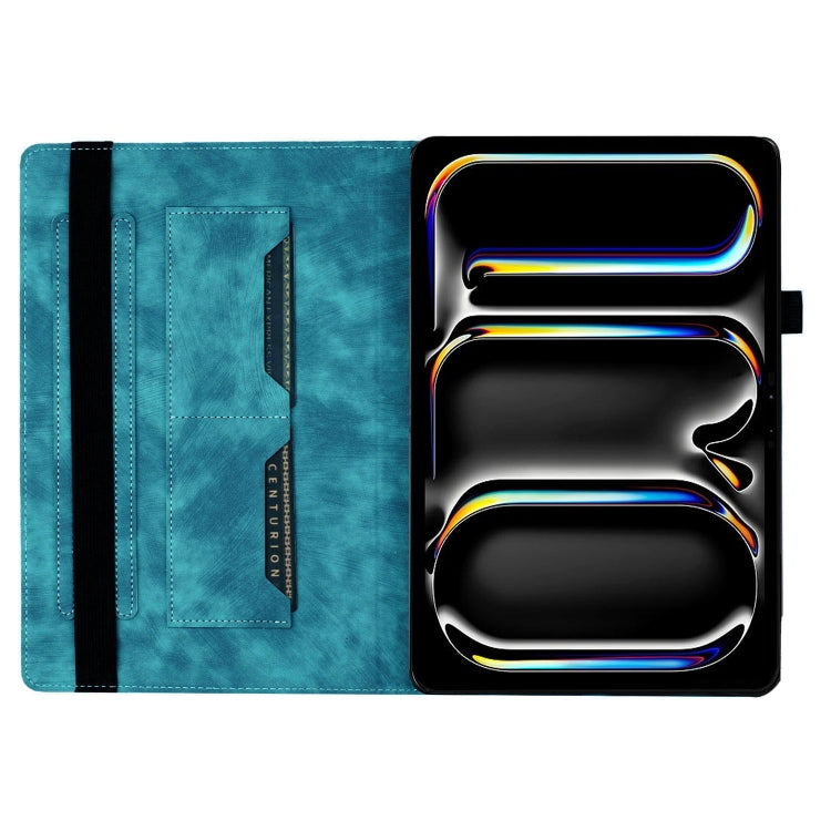 For iPad Pro 13 2024 Butterfly Cat Embossing Leather Tablet Case(Sky Blue) - iPad Pro 13 2024 Cases by PMC TechLife | Online Shopping South Africa | PMC TechLife | Buy Now Pay Later Mobicred