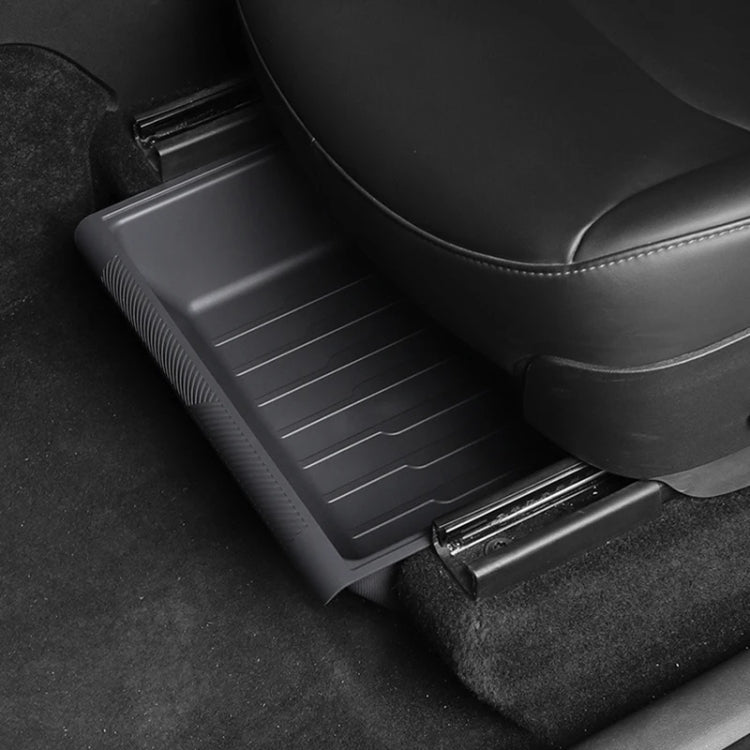 For Tesla Model Y 2021-2023 TPE Storage Organizer Under Car Seat, Style:without Cover(Black) - free shipping - PMC TechLife - Order now!