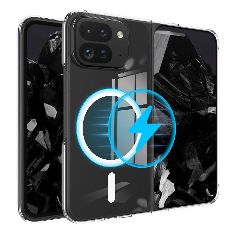 For Google Pixel 9 Pro Fold Scratchproof PC Transparent MagSafe Phone Case - Google Cases by PMC TechLife | Online Shopping South Africa | PMC TechLife | Buy Now Pay Later Mobicred