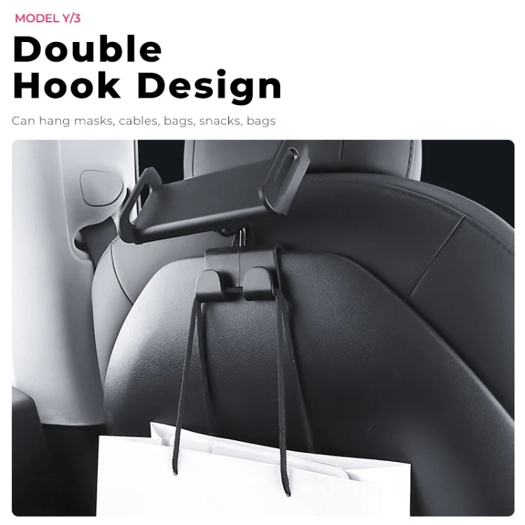For Tesla Model 3 / Y Car Co-pilot Glove Box Hook Phone Tablet Holder, Style:Hook Base - Car Holders by PMC TechLife | Online Shopping South Africa | PMC TechLife | Buy Now Pay Later Mobicred