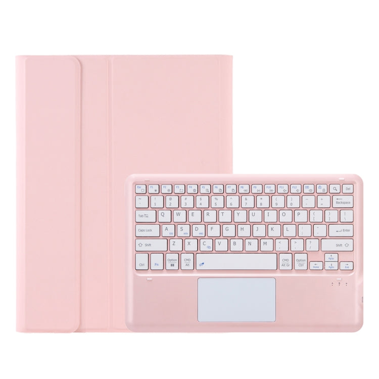 For Honor Pad 9 AH19-A TPU Ultra-thin Detachable Bluetooth Keyboard Tablet Leather Case with Touchpad(Pink) - Huawei Keyboard by PMC TechLife | Online Shopping South Africa | PMC TechLife
