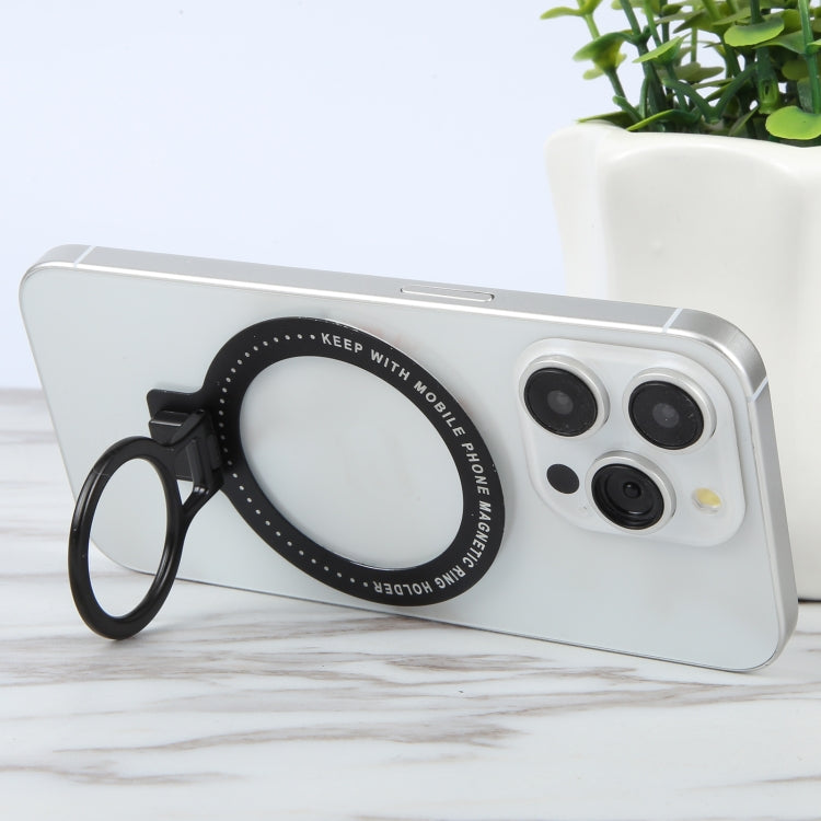 CPS-050 Adhesive MagSafe Magnetic Ring Phone Ring Holder(Black) - Ring Holder by PMC TechLife | Online Shopping South Africa | PMC TechLife
