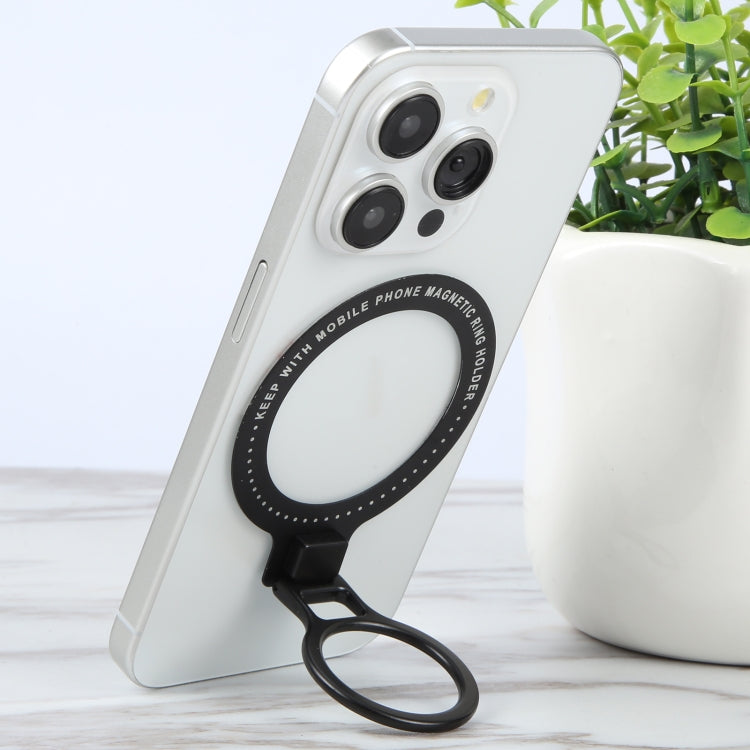 CPS-050 Adhesive MagSafe Magnetic Ring Phone Ring Holder(Black) - Ring Holder by PMC TechLife | Online Shopping South Africa | PMC TechLife