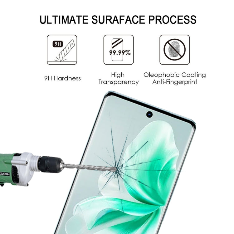 For vivo V30 / V30 Pro 3D Curved Edge Full Screen Tempered Glass Film - vivo Tempered Glass by PMC TechLife | Online Shopping South Africa | PMC TechLife | Buy Now Pay Later Mobicred