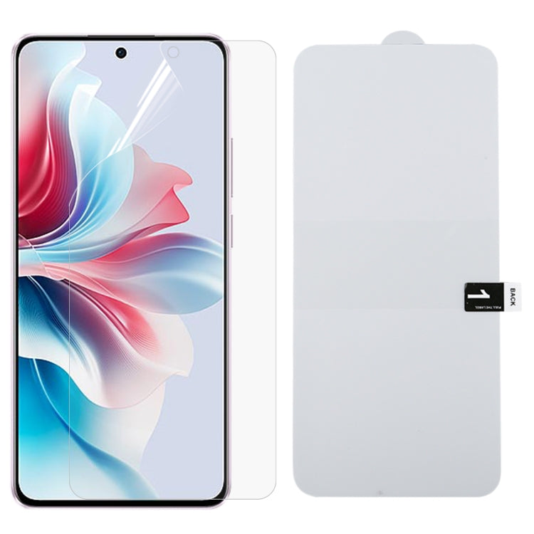 For OPPO Reno11 F Full Screen Protector Explosion-proof Hydrogel Film - OPPO Tempered Glass by PMC TechLife | Online Shopping South Africa | PMC TechLife | Buy Now Pay Later Mobicred