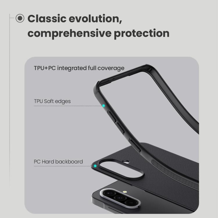 For Samsung Galaxy A36 5G NILLKIN Frosted Shield Pro Magnetic Phone Case(Black) - Galaxy Phone Cases by NILLKIN | Online Shopping South Africa | PMc TechLife | Buy Now Pay Later Mobicred
