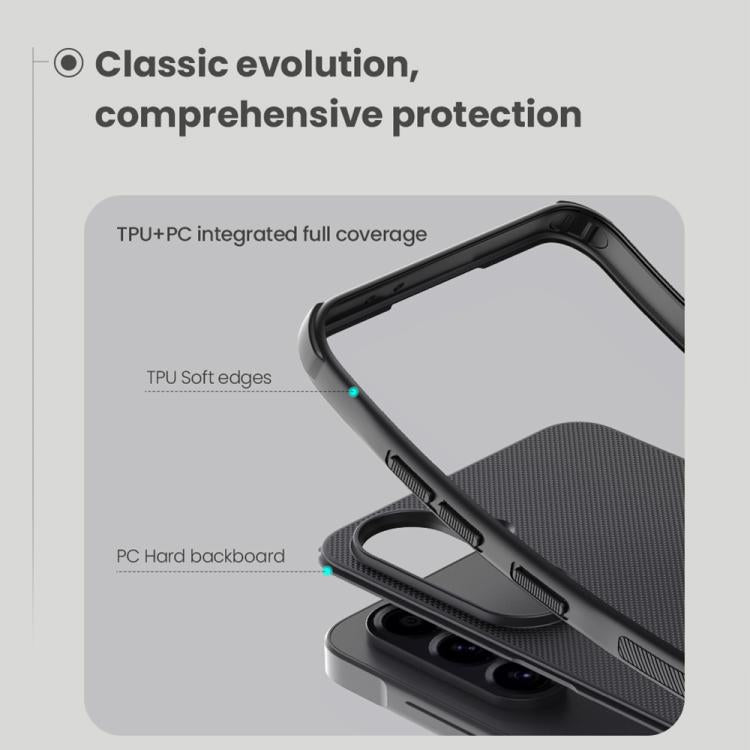 For Samsung Galaxy A56 5G NILLKIN Frosted Shield Pro Magnetic Phone Case(Black) - Galaxy Phone Cases by NILLKIN | Online Shopping South Africa | PMc TechLife | Buy Now Pay Later Mobicred
