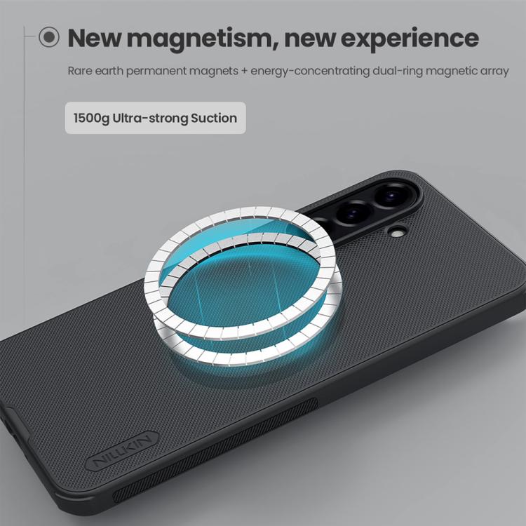 For Samsung Galaxy A56 5G NILLKIN Frosted Shield Pro Magnetic Phone Case(Black) - Galaxy Phone Cases by NILLKIN | Online Shopping South Africa | PMc TechLife | Buy Now Pay Later Mobicred