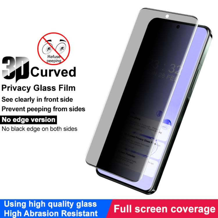 For Xiaomi 14 Pro 5G imak No Edge Version 3D Curved Privacy Full Screen Tempered Glass Film - 14 Pro Tempered Glass by imak | Online Shopping South Africa | PMC TechLife | Buy Now Pay Later Mobicred