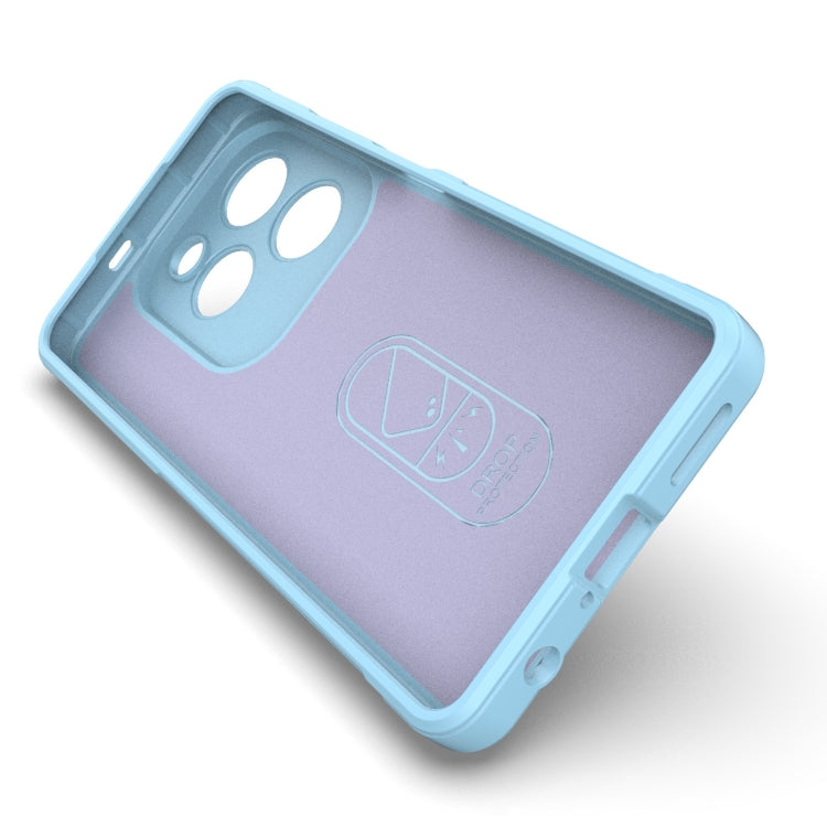 For Infinix Hot 40 Pro / Hot 40 Magic Shield TPU + Flannel Phone Case(Dark Blue) - Infinix Cases by PMC TechLife | Online Shopping South Africa | PMC TechLife | Buy Now Pay Later Mobicred