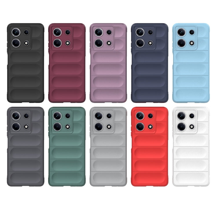 For Infinix Note 30 4G Magic Shield TPU + Flannel Phone Case(Dark Grey) - Infinix Cases by PMC TechLife | Online Shopping South Africa | PMC TechLife | Buy Now Pay Later Mobicred