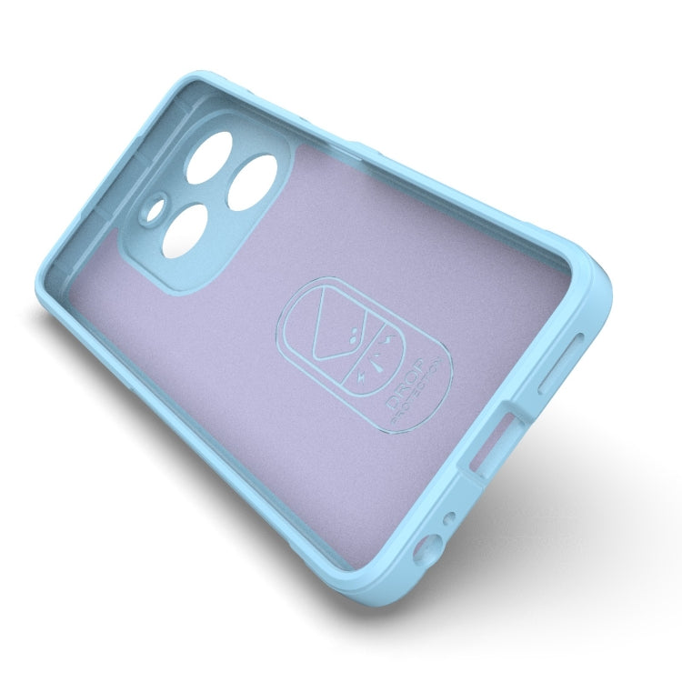 For Infinix Smart 8 Magic Shield TPU + Flannel Phone Case(Dark Green) - Infinix Cases by PMC TechLife | Online Shopping South Africa | PMC TechLife | Buy Now Pay Later Mobicred