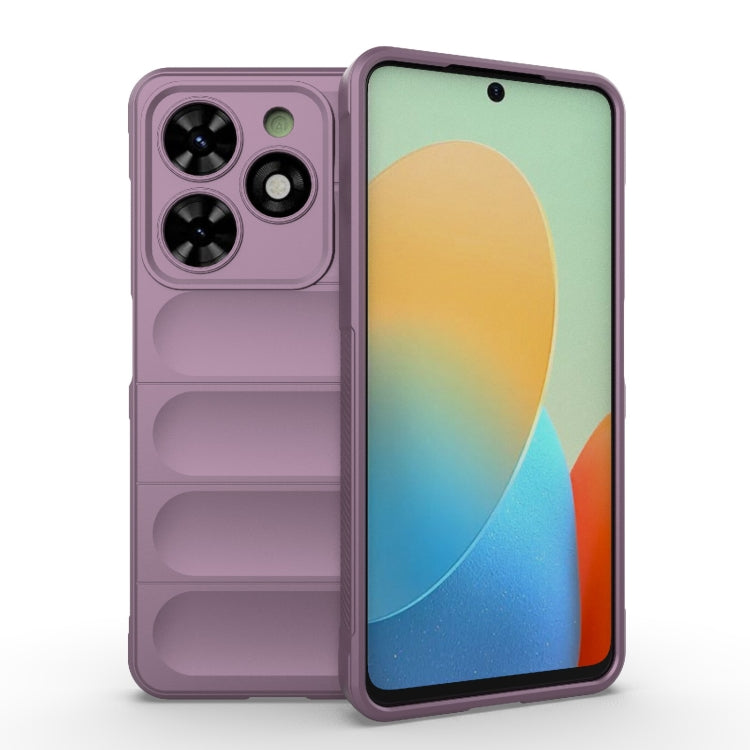 For Tecno Spark Go 2024 / 20C / Pop 8 Magic Shield TPU + Flannel Phone Case(Purple) - Tecno Cases by PMC Jewellery | Online Shopping South Africa | PMC Jewellery | Buy Now Pay Later Mobicred