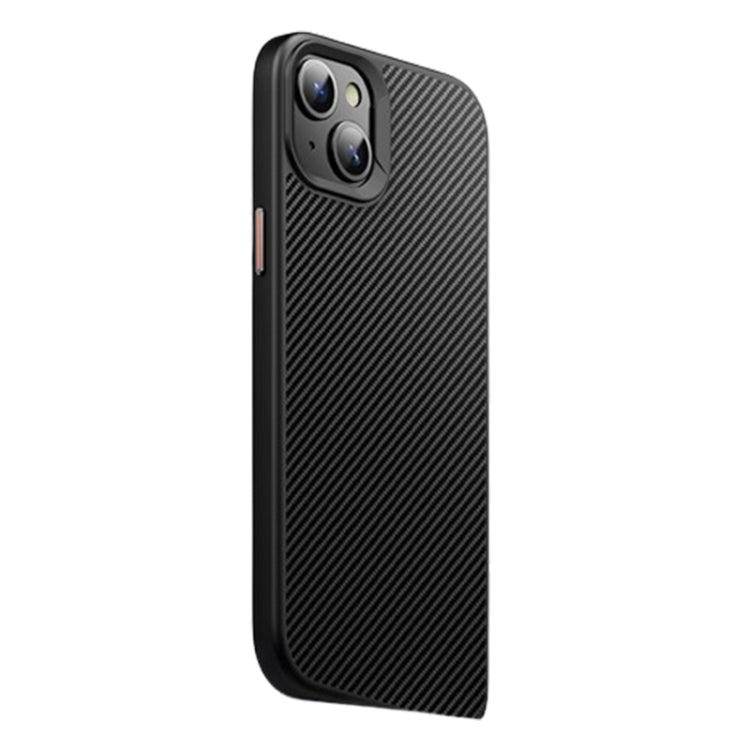 For iPhone 15 Plus MagSafe Kevlar Fiber Shockproof Phone Case(Black) - iPhone 15 Plus Cases by PMC TechLife | Online Shopping South Africa | PMC TechLife