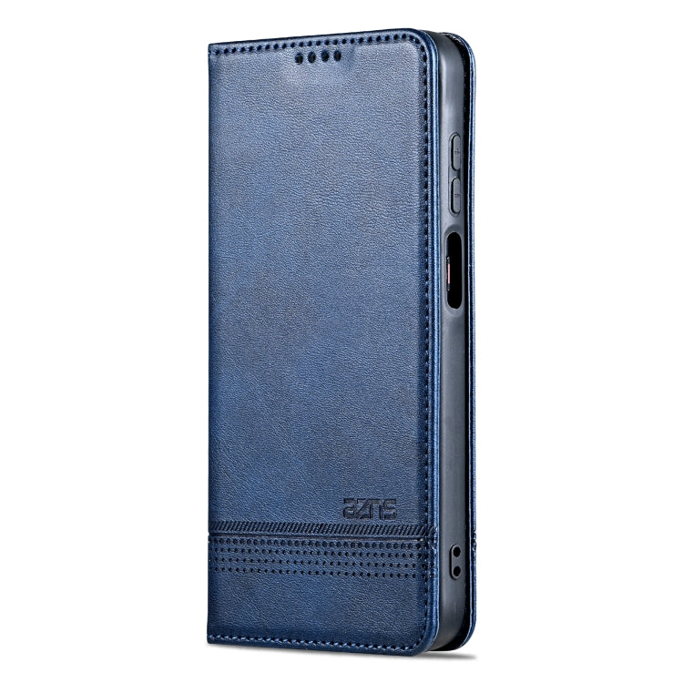 For Samsung Galaxy A25 5G AZNS Magnetic Calf Texture Flip Leather Phone Case(Dark Blue) - Galaxy Phone Cases by AZNS | Online Shopping South Africa | PMC TechLife | Buy Now Pay Later Mobicred