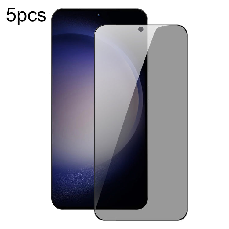 For Samsung Galaxy S24+ 5G 5pcs DUX DUCIS 0.33mm 9H High Aluminum Anti-spy HD Tempered Glass Film - free shipping - PMC Jewellery - Order now!