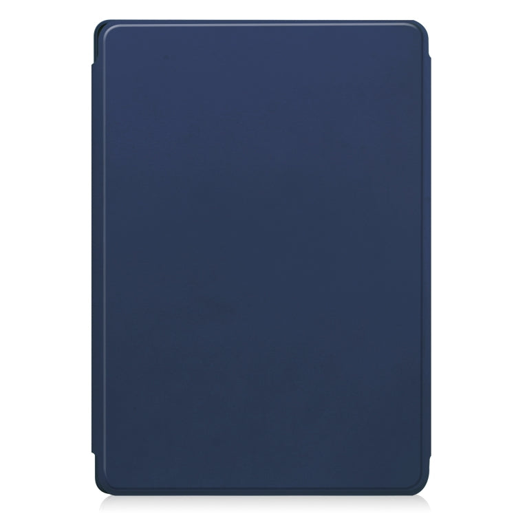 For Lenovo Tab M11/Xiaoxin Pad 11 2024 360 Rotation Transparent Smart Leather Case(Dark Blue) - Lenovo by PMC Jewellery | Online Shopping South Africa | PMC Jewellery | Buy Now Pay Later Mobicred