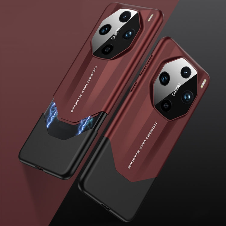For vivo X100 GKK Imitation Ultimate Design All-inclusive Shockproof Phone Case(Red) - free shipping - PMC Jewellery - Order now!