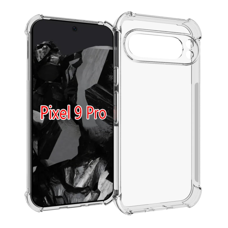 For Google Pixel 9 Pro XL Shockproof Non-slip Thickening TPU Phone Case(Transparent) - free shipping - PMC TechLife - Order now!