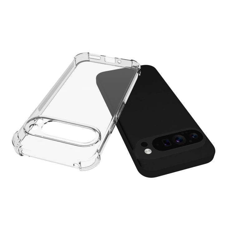 For Google Pixel 9 Pro XL Shockproof Non-slip Thickening TPU Phone Case(Transparent) - free shipping - PMC TechLife - Order now!