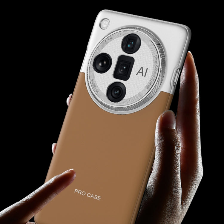 For OPPO Find X7 Ultra GKK Mortise-Tenon Connection Contrast Color Shockproof Phone Case(Black) - OPPO Cases by GKK | Online Shopping South Africa | PMC TechLife | Buy Now Pay Later Mobicred