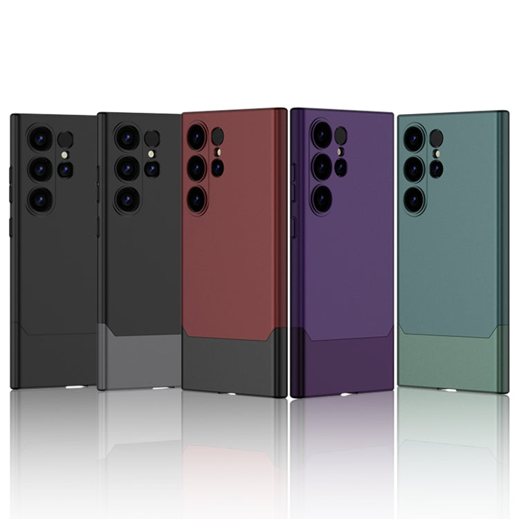 For Samsung Galaxy S24 Ultra 5G GKK Mortise-Tenon Connection Contrast Color Shockproof Phone Case(Red) - free shipping - PMC Jewellery - Order now!