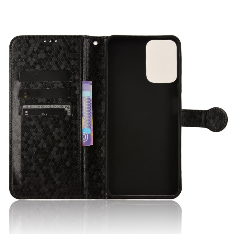 For Motorola Moto G Power 5G 2024 Honeycomb Dot Texture Leather Phone Case(Black) - free shipping - PMC Jewellery - Order now!
