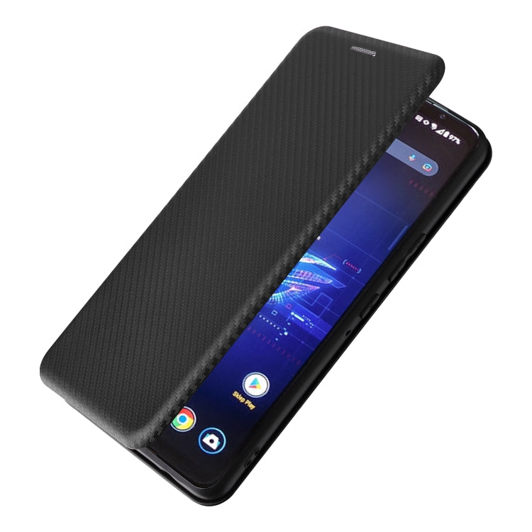 For ASUS ROG Phone 8 Pro Carbon Fiber Texture Flip Leather Phone Case(Black) - free shipping - PMC TechLife - Order now!
