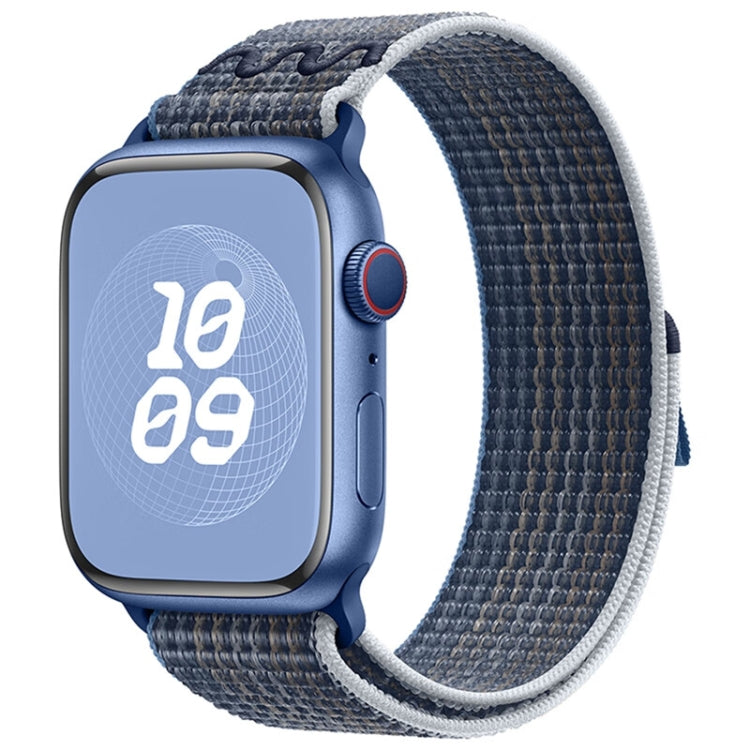 For Apple Watch Series 6 40mm Loop Nylon Watch Band(Storm Blue) - free shipping - PMC TechLife - Order now!