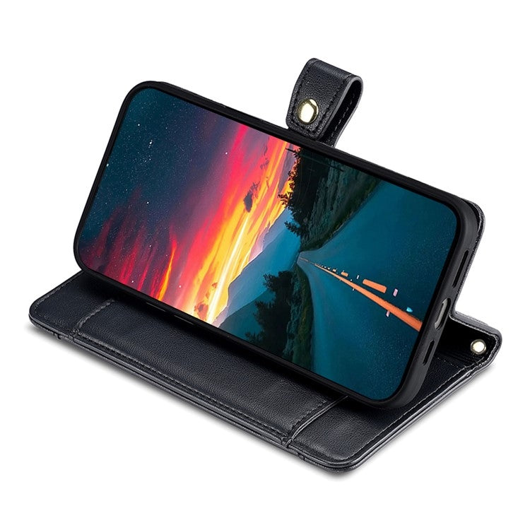 For Itel A50 4G Sheep Texture Cross-body Zipper Wallet Leather Phone Case(Black) - More Brand by PMC TechLife | Online Shopping South Africa | PMC TechLife | Buy Now Pay Later Mobicred
