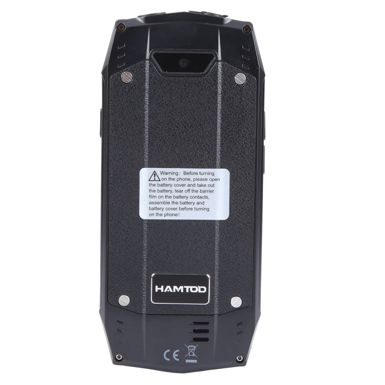 HAMTOD H3 Rugged Phone, EU Version, 2.8 inch T107 ARM CortexTM A7 Quad-core 1.0GHz, Network: 4G, VoLTE, BT, SOS(Black) - free shipping - PMC TechLife - Order now!