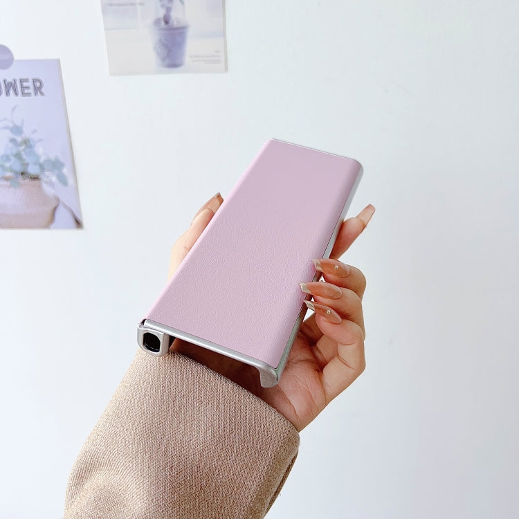 For Huawei Mate Xs 2 Morandi Pearlescent Paint Shockproof Phone Case(White) - Huawei Cases by PMC TechLife | Online Shopping South Africa | PMC TechLife