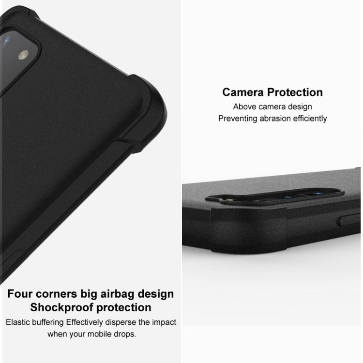For Asus ROG Phone 8 / Phone 8 Pro imak Shockproof Airbag TPU Phone Case(Matte Black) - ASUS Cases by imak | Online Shopping South Africa | PMC TechLife | Buy Now Pay Later Mobicred