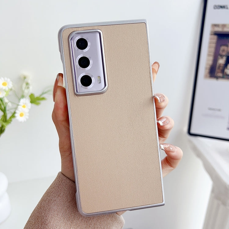 For Honor Magic Vs2 Morandi Pearlescent Paint Shockproof Phone Case(Gold) - Honor Cases by PMC TechLife | Online Shopping South Africa | PMC TechLife | Buy Now Pay Later Mobicred