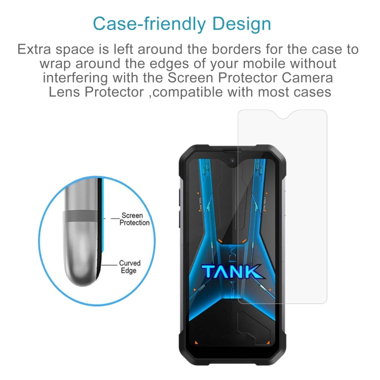 For Unihertz 8849 Tank Mini 1 10pcs 0.26mm 9H 2.5D Tempered Glass Film - Others by PMC TechLife | Online Shopping South Africa | PMC TechLife | Buy Now Pay Later Mobicred