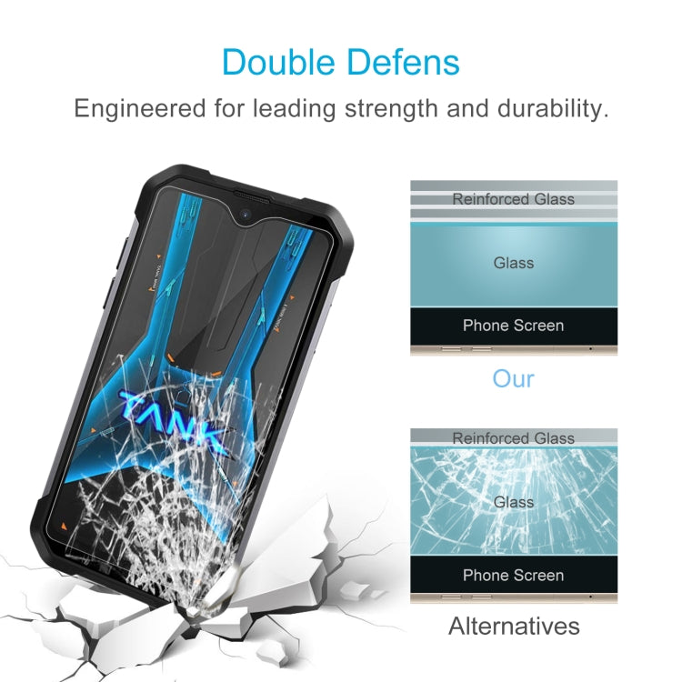 For Unihertz 8849 Tank Mini 1 10pcs 0.26mm 9H 2.5D Tempered Glass Film - Others by PMC TechLife | Online Shopping South Africa | PMC TechLife | Buy Now Pay Later Mobicred